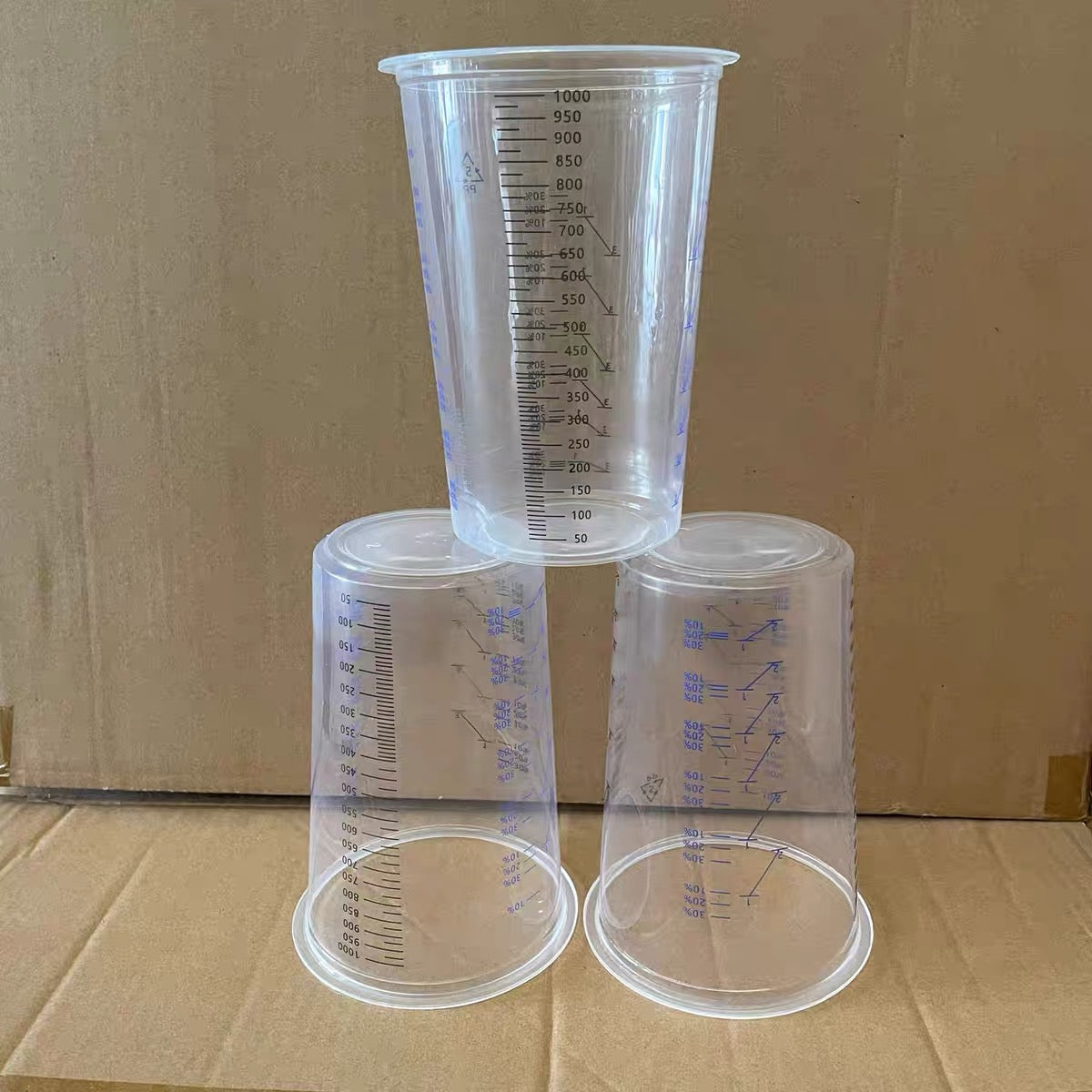 Disposable Measuring & Mixing Cups for Paint and Epoxy