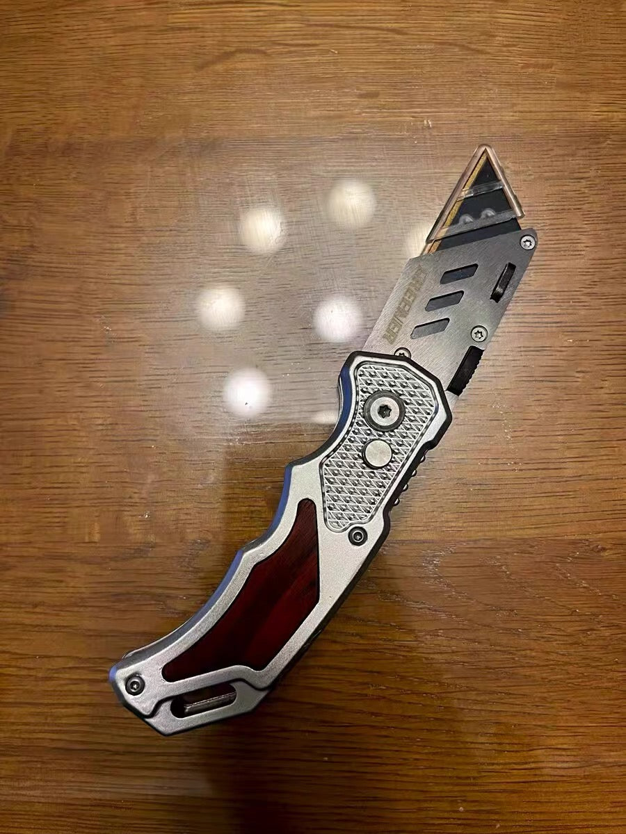 Greener Stainless Steel Heavy-Duty Folding Utility Knife