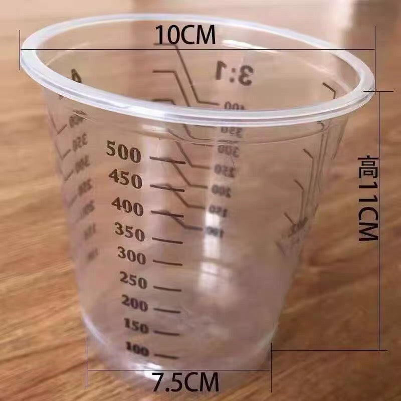 Disposable Measuring & Mixing Cups for Paint and Epoxy