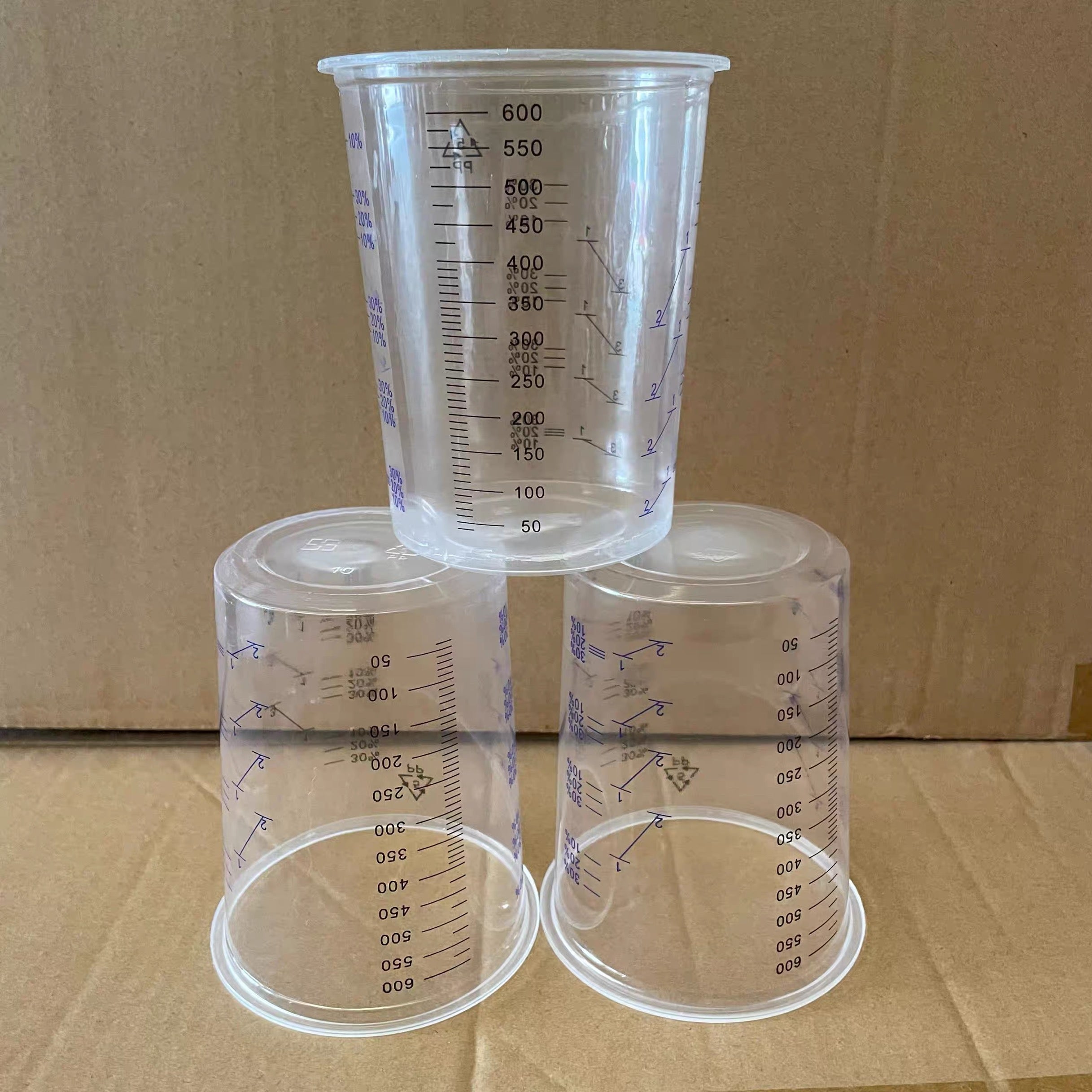 Disposable Measuring & Mixing Cups for Paint and Epoxy