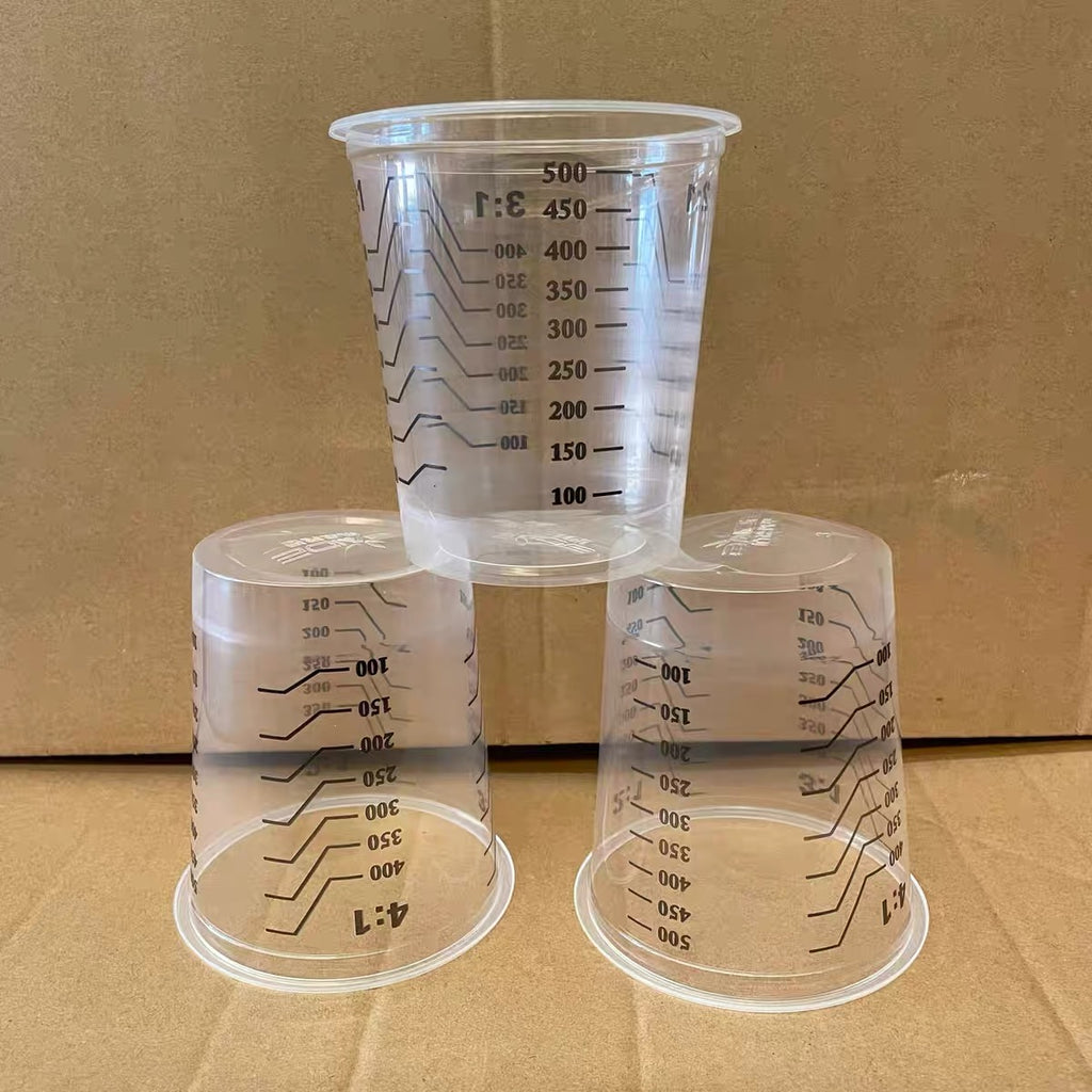 Disposable Measuring & Mixing Cups for Paint and Epoxy