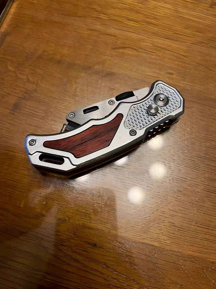 Greener Stainless Steel Heavy-Duty Folding Utility Knife
