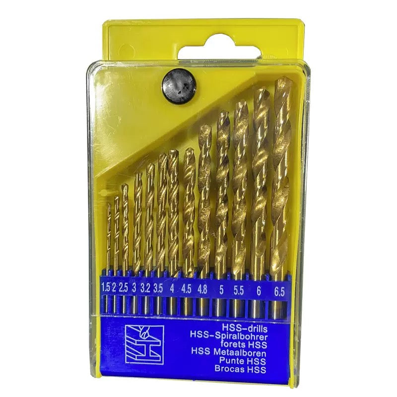 Industrial-Grade Drill Bit Set – High-Speed Steel (HSS)