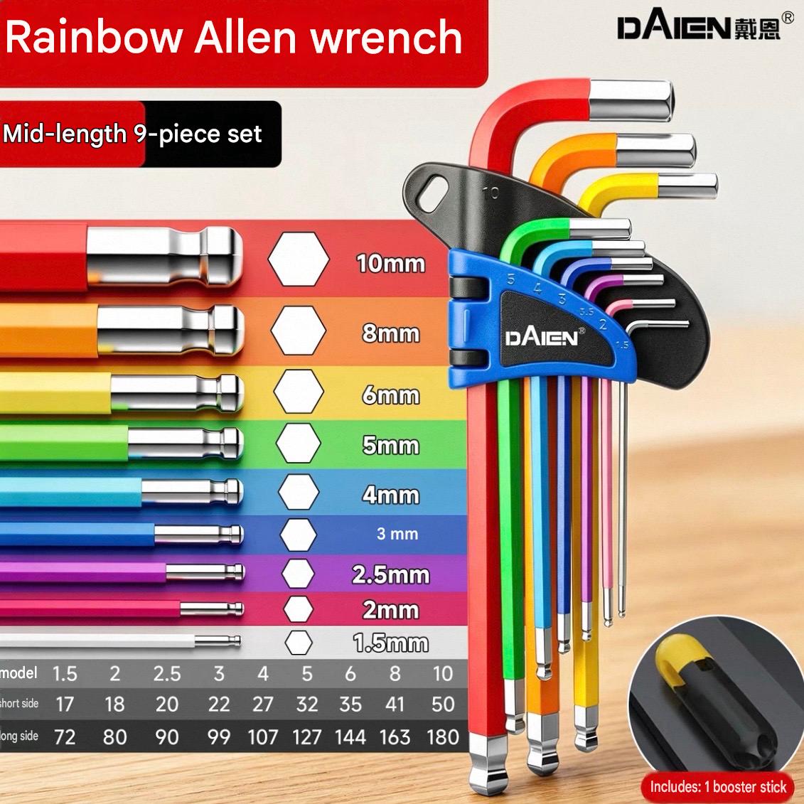 Professional S2 Alloy Hex Key Set