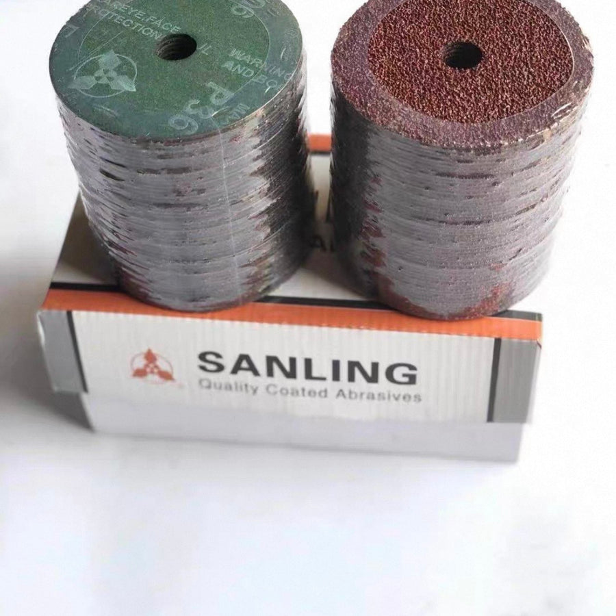 100 Pack Sanling Coated Abrasive Sanding Discs | 4" & 5" | Multiple Grits | Free Shipping