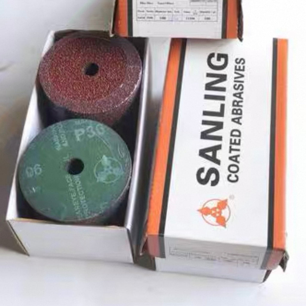 100 Pack Sanling Coated Abrasive Sanding Discs | 4" & 5" | Multiple Grits | Free Shipping