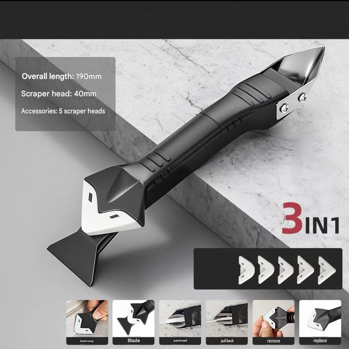 Multifunctional Sealant & Adhesive Removal Tool