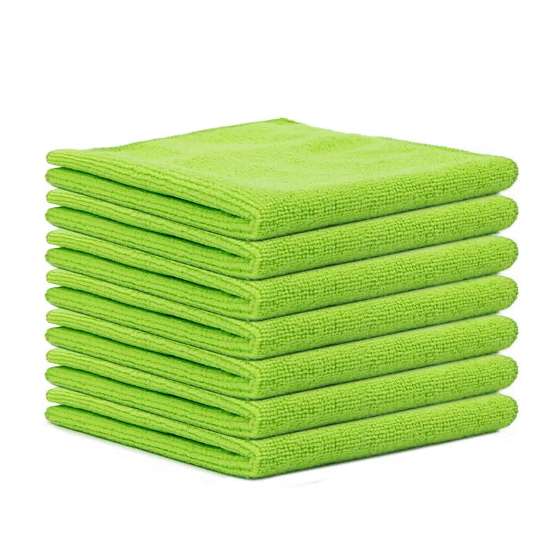 (white available) Premium Workshop Microfibre Cloths – 10 Pack