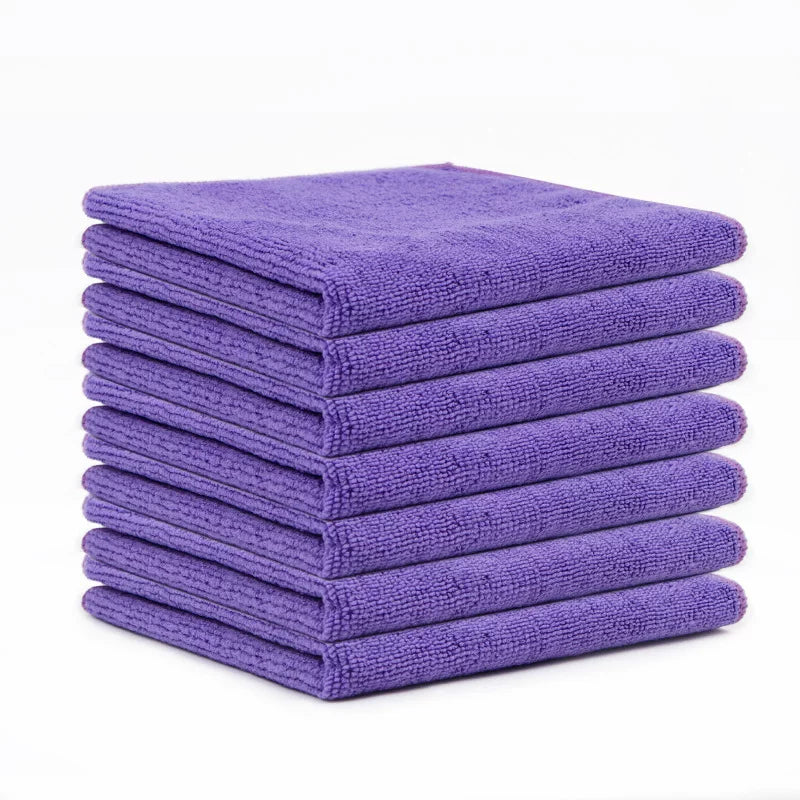 (white available) Premium Workshop Microfibre Cloths – 10 Pack