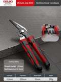 Delixi Multifunctional Industrial Tin Snips & Wire Strippers