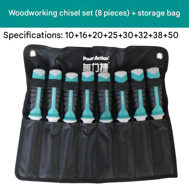 Power Action 8-Piece Chisel Set
